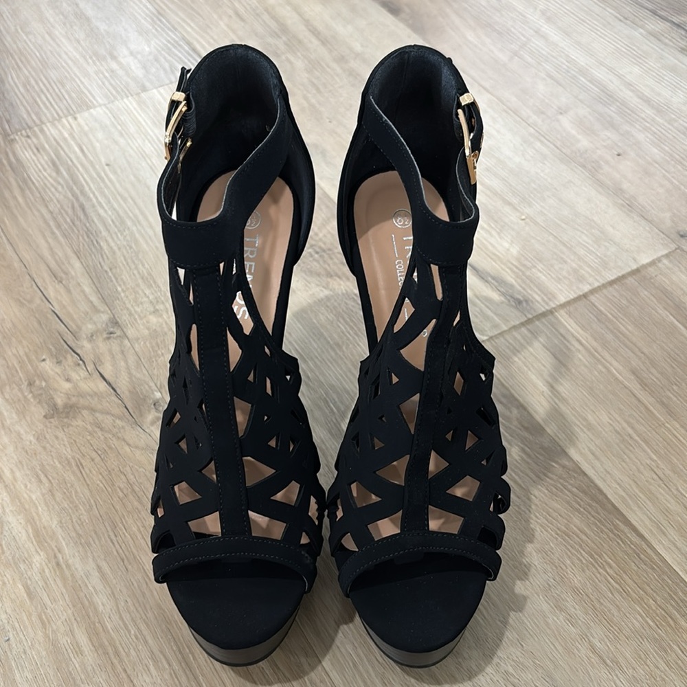 NEW Women’s Trendsup Open Toe Ankle Strap Sandals - Picture 2 of 5